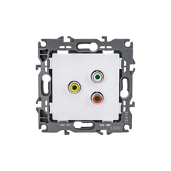 Розетка RCA ЭРА 12-3113-01 - фото 16677275