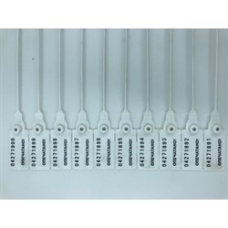 Пластиковая номерная пломба ООО Пломба.Ру кпп-3-1602 - фото 16678440