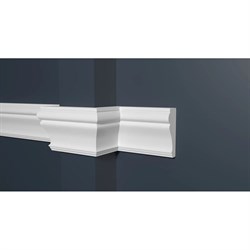 Ударопрочный влагостойкий стеновой молдинг под покраску Decor-Dizayn 161А - фото 16687657