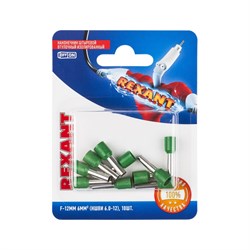 Штыревой втулочный изолированный наконечник REXANT НШВи 6.0-12 - фото 16689284