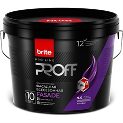 Фасадная всесезонная краска Brite PROFESSIONAL - фото 16690749