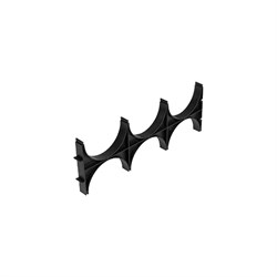 Тройной двухсторонний кластер для двустенных труб Промрукав PR08.3948 - фото 16691996