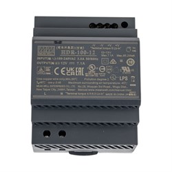 Источник питания Mean Well HDR-100-12 - фото 16692617
