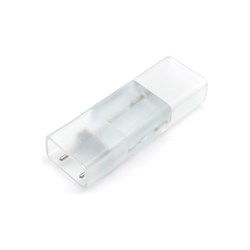 Коннектор для прямого соединения отрезков одноцветного одностороннего светодиодного неона 10.5*18.5мм Apeyron 09-20 - фото 16697342