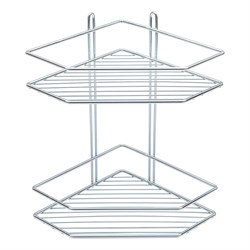 2-ярусная угловая полка для ванной Rosenberg RUS-385321 - фото 16699471