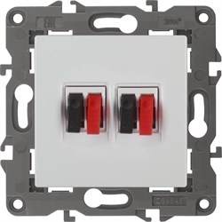 Двойная аудио розетка ЭРА 14-3112-01 Elegance - фото 16700942