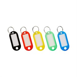 Пластиковая бирки для ключей ООО Комус 330465 - фото 16701633