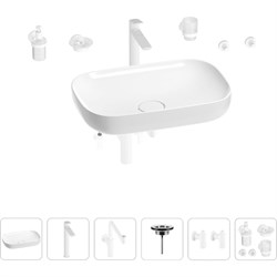 Раковина для ванной Wellsee Croquis - фото 16702144