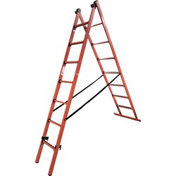 Универсальная двухсекционная диэлектрическая лестница-стремянка Диэлектрик ССД-У 2х7 - фото 16706786