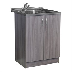 Тумба SANTREK 60*50 цвет дуб темный (2 дверцы) (ЛДСП) - фото 16706791