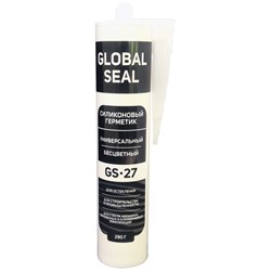 Универсальный силиконовый герметик GlobalSeal GS-27 - фото 16710831