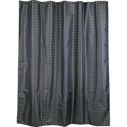 Тканевая занавеска  для ванной комнаты WESS Grid Grey - фото 16710959