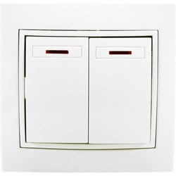 Двухклавишный выключатель Jilion 9533144 - фото 16712313