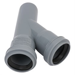 Канализационный тройник АТЛАС ПЛАСТ SPCT45040040 - фото 16712833