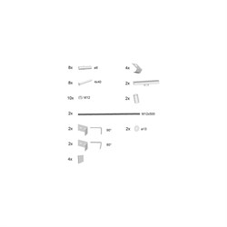 Крепление панели Ravak Be Happy II - фото 16714475