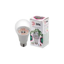 Светодиодная фитолампа для растений ЭРА FITO 10W RB E27 красно-синего спектра - фото 16724661