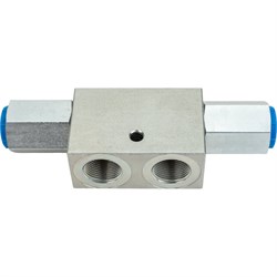 Двусторонний гидрозамок TITAN LOCK TLDHL3/4FF - фото 16725255