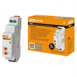 Реле времени TDM РВО4-ВЫКП-0,1с - фото 16725755