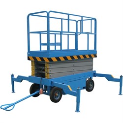 Передвижной ножничный подъемник TOR 500 кг, 9 м SJY-0,5-9AC/DC (от сети/автономный) (Y) - фото 16725952