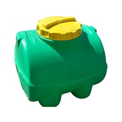 Горизонтальная емкость KSC 300 л, зелёная - фото 16727310