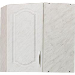 Шкаф для посуды SANTREK угловой 55*55 карара фасад МДФ - фото 16729151