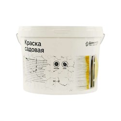 Садовая антисептическая латексная краска Доминар БС 01 - фото 16731209