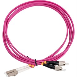 Оптический шнур Cabeus FOP-50-OM4-LC-FC-2m - фото 16732538