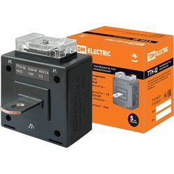 Трансформатор тока TDM ELECTRIC ТТН-Ш 400/5- 5VA/0,5-Р - фото 16732697