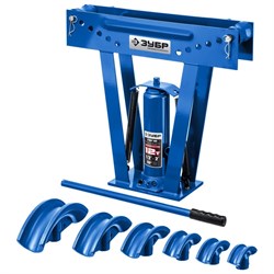 Вертикальный гидравлический ручной трубогиб ЗУБР 12т - фото 16733361