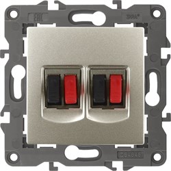 Двойная аудио розетка ЭРА 14-3112-04 Elegance - фото 16735047