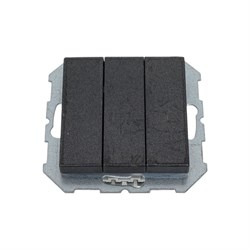 Трехклавишный выключатель LIREGUS Эпсилон - фото 16736301