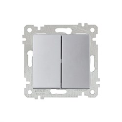 Двухклавишный выключатель Mutlusan Rita - фото 16740176