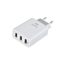 Универсальное сетевое зарядное устройство DIGMA DGWC-3U-5A-WG - фото 16742108