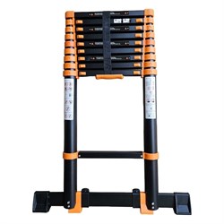 Телескопическая лестница WORKY black max 6,3м 16ступеней - фото 16744041