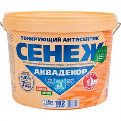 Антисептик для дерева СЕНЕЖ АКВАДЕКОР - фото 16744175
