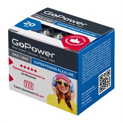 Батарейка GoPower LR03 - фото 16745484
