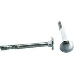 Мебельный болт качественный крепеж 8x70 DIN603 (25 шт.) - фото 16746125