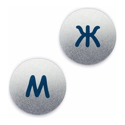 Комплект круглых табличек GRM Туалет - фото 16751892