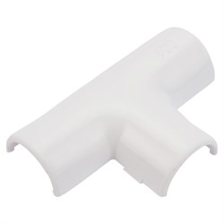 Соединительный тройник для трубы 20 мм EKF Plast tr-t-20w-r - фото 16758273