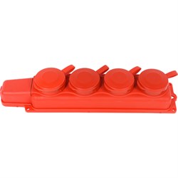 Четырехместная розетка SVET РП 16-432 К - фото 16761250