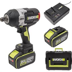 Аккумуляторный ударный гайковерт WORX Professional WU273.2 - фото 16770934