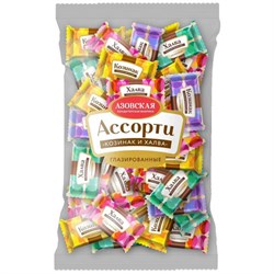 Конфеты глазированные АЗОВСКАЯ "Козинак и халва" 1000 г - фото 16776514