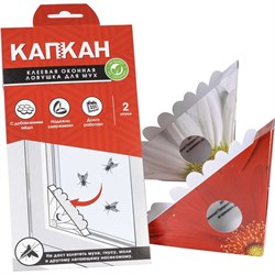 Оконная клеевая ловушка для мух Капкан hk29089 - фото 16776929