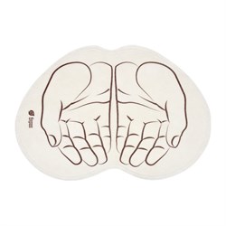 Войлочный коврик для бани и сауны Банные Штучки Ладони - фото 16777973