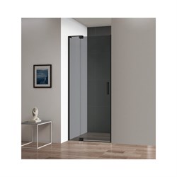 Душевая дверь в нишу Cezares SLIDER-B-1-70/80-GRIGIO-NERO - фото 16779173