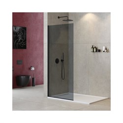 Универсальная душевая перегородка Cezares LIBERTA-L-1-TB-80-GR-NERO - фото 16779475