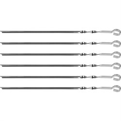 Угловые набор шампуров GRINDA Barbecue - фото 16782337