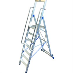 Алюминиевая стремянка на роликах KRAUSE STABILO - фото 16787066