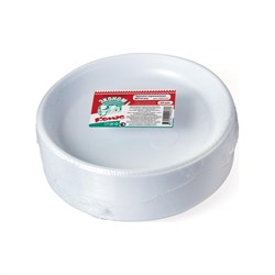 Одноразовая пластиковая тарелка Комус Эконом - фото 16789847