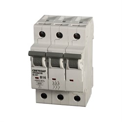 Автомат Светозар Премиум 3п, B, 10А, 6кА, 400В - фото 16793874